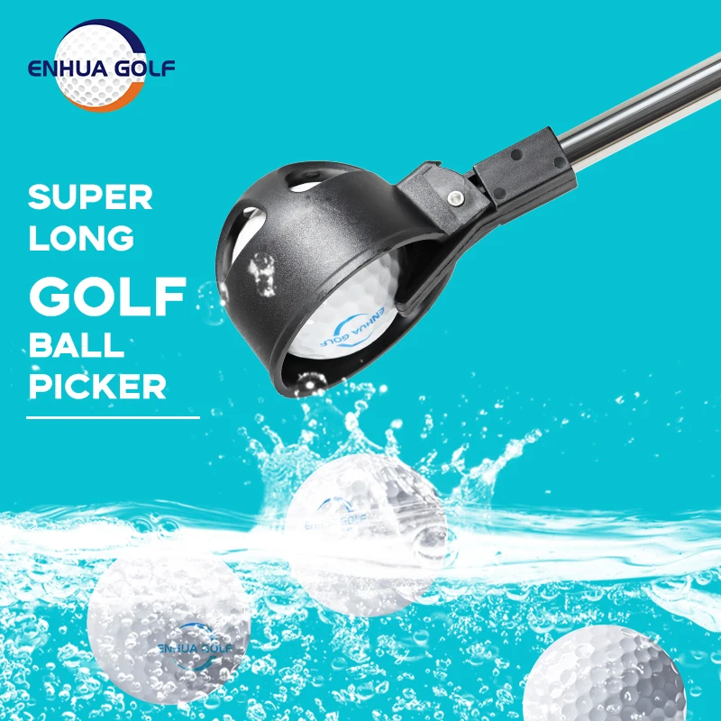 Sporting Golf Ball Picker Extra Long 9FT/15FT Golf Ball Pick Up Portable Telesco - £25.07 GBP