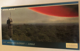 Star Wars Widevision Trading Card 1994  #87 Massassi Outpost Jungle - £1.95 GBP