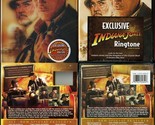 INDIANA JONES &amp; THE LAST CRUSADE DVD 3D SLIPCOVER RINGTONE PARAMOUNT VID... - £10.31 GBP