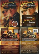 Indiana Jones &amp; The Last Crusade Dvd 3D Slipcover Ringtone Paramount Video New - £10.31 GBP