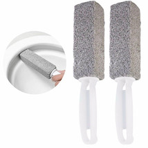 2X Heavy Duty Pumice Stone Cleaner Scouring Handle Toilet Bathroom Stain Remover - £22.37 GBP