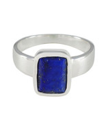 Lapis Lazuli 925 Bague en argent massif Bijoux artisanaux pour cadeau de... - £10.16 GBP
