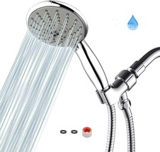 7-setting Shower Head with Handheld, 5.5-Inch High Pressure Shower Head - £17.44 GBP