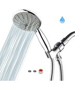 7-setting Shower Head with Handheld, 5.5-Inch High Pressure Shower Head - £17.57 GBP