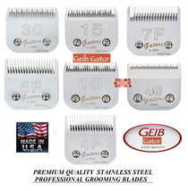 Geib Gators Stainless Steel Pet Grooming Blade*Fit Many Wahl,Andis,Oster Clipper - $35.99+