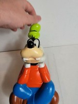 Vintage Disney 10&quot; Goofy Shampoo Water Bottle Plastic Monogram Toy - $9.69