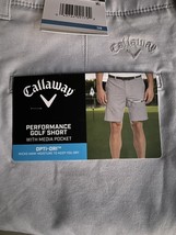 Callaway Performance Golf Short Men’s 38 Pearl Grey Htr  - $437.24 MXN
