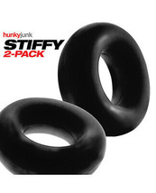 Hunky Junk Stiffy 2 Pack Cockrings Tar Ice - £10.94 GBP