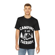Camping Therapy Unisex Polyester Graphic Tee - £31.69 GBP+
