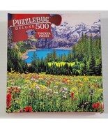 *I) Puzzlebug Deluxe Jigsaw Puzzle 500 Piece Swiss Alps Wildflowers Swit... - £9.48 GBP