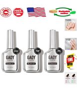3-Piece Gel Nail Set: Top Coat, Strengthener &amp; Base Coat - Up to 4 Weeks... - $350.61 MXN