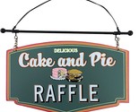 Delicious Cake and Pie Raffle Tin Sign by Seasons of Cannon Falls NWT - $12.30