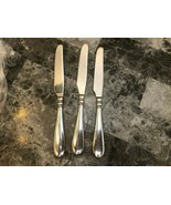 3 Oneida BIRMINGHAM Stainless 18/10 Dinner Knives 9.5&quot; Silverware Flatware - $23.03 CAD