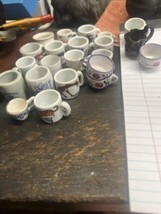 Lot of 22 Vintage Mini Ceramic Mugs &amp; Cups Nice Variety - £18.37 GBP