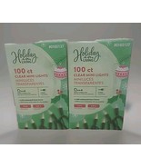 100 ct. Clear Mini String Lights Outdoor-Indoor Christmas (Lot of 2) NEW... - $188.71 MXN