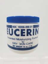 Vintage 70s 80s Eucerin Unscented Moisturizing Formula Dry Skin Lotion 1... - $530.30 MXN