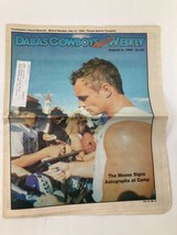 Dallas Cowboys Weekly Newspaper August 5 1995 Vol 21 #8 Daryl &#39;Moose&#39; Johnston - £10.42 GBP