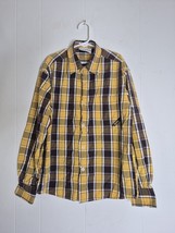 SouthPole Long Sleeve Plaid Button Up Shirt Youth Boys Size M (12-14) - $11.88