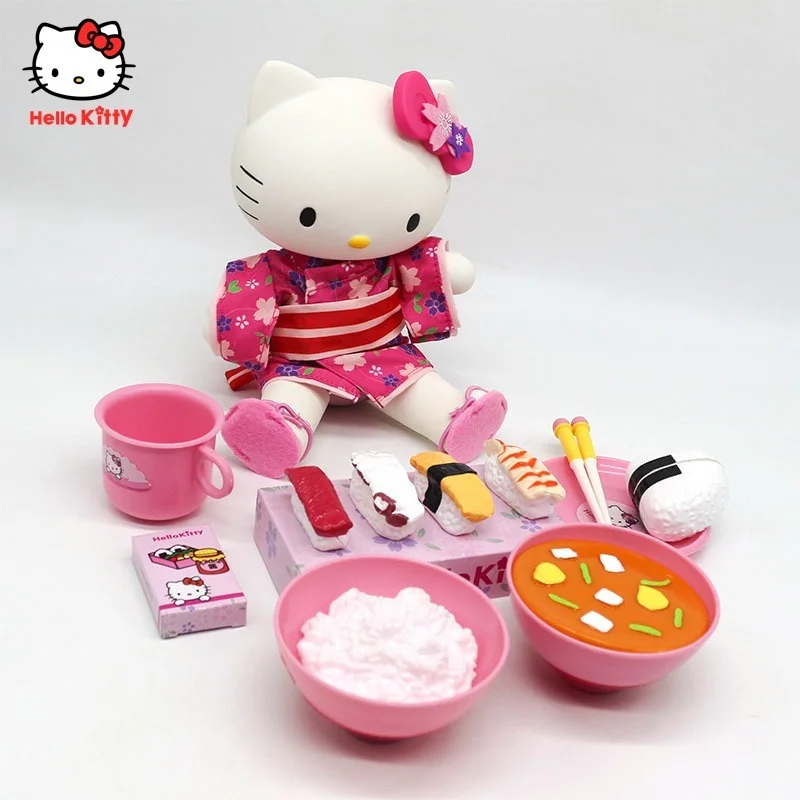 Original Sanrio Hello Kitty Japanese Cuisine Tour Cute Kawaii Doll Pretend Play - $79.25