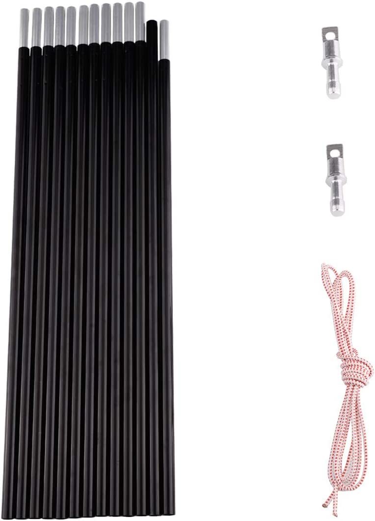 BRILLIANCE4U Aluminum Tent Poles Replacement, Fits Both Female and Male ... - $35.99