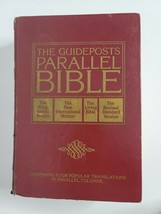 The Guidepost Parallel Bible 1981 Vintage KJV MLB LB RSV Four 4 Translations - £7.18 GBP