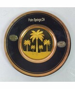 Vintage Palm Springs California Chokin ART 24K Gold Plate 6 Inch Collect... - €18,83 EUR