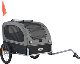 VEVOR Dog Bike Trailer, Supports up to 66/88/100 lbs, Pet to - $204.98