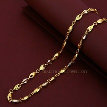 Unisex Italian Turkey chain 916% 22k Gold Chain Necklace Daily wear Jewelry 109 - £3,039.80 GBP+