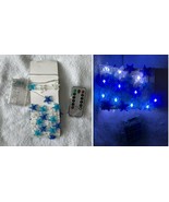 Two 13.5&#39; Blue White Starfish Shaped String Lights 8 Settings Indoor NIB - £35.52 GBP