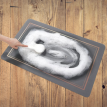 Quick-Dry Absorbent Bathroom Mat – Non-Slip, Easy Clean, 40x60cm Light Grey - $458.53 MXN
