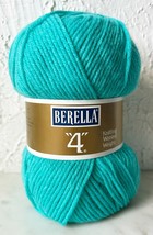 Bernat Berella 4 Ply Worsted Weight Acrylic Yarn - 1 Skein Color Aquamarine - $7.55