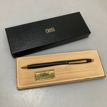 Cross Classic Century Black Satin Gold Ballpoint Pen 2502 w Box Extra Refill - £45.08 GBP