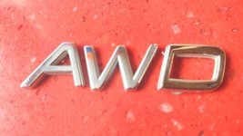2003-2014 Volvo XC90 AWD Emblem Letters Logo Badge Trunk Gate Chrome OEM  - £7.73 GBP