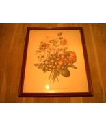 Famous French Flower Print of a Boquet 18"x14" excluding frame and glass - £36.82 GBP