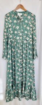 Mare Mare x Anthropologie Lynda Maxi Dress MEDIUM Green Floral Women EUC - £47.89 GBP