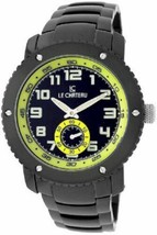 NEW Le Chateau 5412MGUN-BLKYEL Mens Dinamica Collection Yellow/Black Sport Watch - $59.35