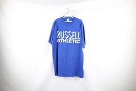 Vintage 90s Russell Athletic Mens XL Spell Out Shadow Short Sleeve T-Shirt USA - £40.15 GBP