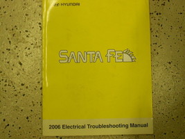 2006 Hyundai Santa Fe Service Électrique Dépannage Manuel Usine OEM - £12.08 GBP