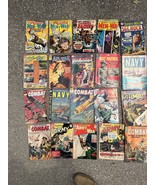 Vtg lot of army at war Combat men of war Army Navy Military comic lot 19... - $172.63 CAD