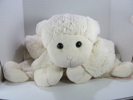 Baby Bearington Lamb White Security Safety Baby Plush Blanket large size 28"x19" - £13.45 GBP
