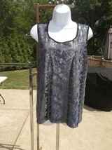 Nwot Chico&#39;s Sequin&amp;Black Tank Top 3 - $24.99