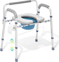 The Oasisspace Stand-Alone Raised Toilet Seat, 500Lbs, Is A Medical Beside - $142.98