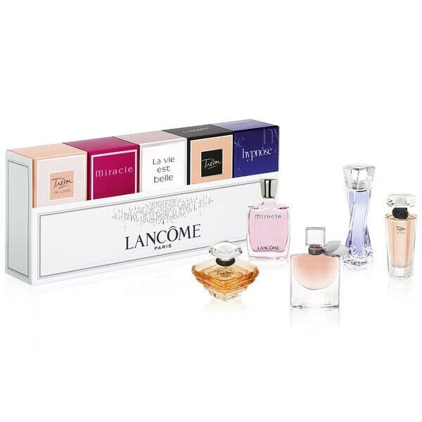 Lancôme Best of Lancôme Fragrances 5 Pcs Gift Set La Vie Est Belle, Tresor ... - $55.95