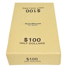 Rolled Coin Storage Box for Half Dollar, Brown by Guardhouse - $10.49