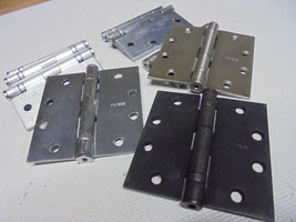 9 IVES Odd Lot Steel Commercial 5 Knuckle Door Hinge 4-1/2&quot; 5/8 Ball Bearing - £44.03 GBP