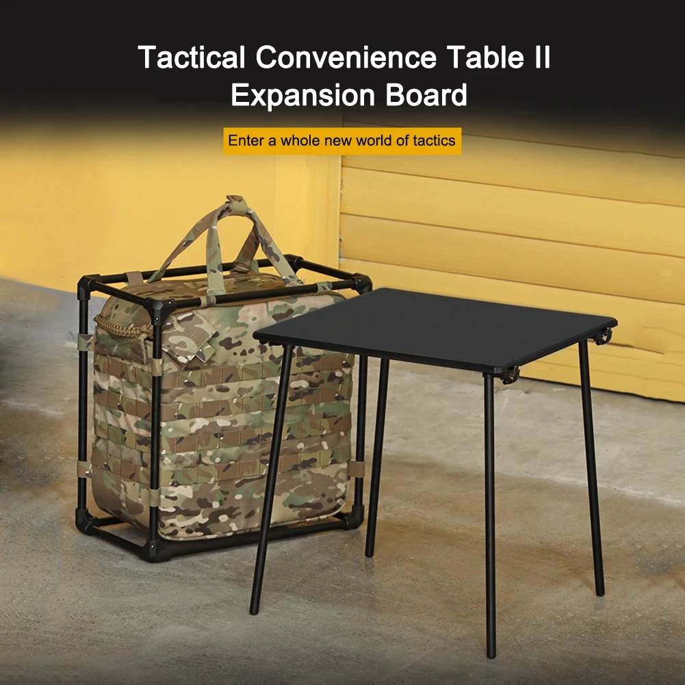 Tactical Field Office Table Desktop Board Camping Hunting Portable Deskt... - $21.56+