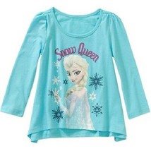 Disney Frozen Blue Long Sleeve T-Shirt Toddler Girls Sizes 2T, or 3T NWT - £6.57 GBP