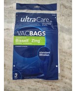 Ultra Care VacBags Bissell Zing-1 Pack of 3 Bags-Brand Nre-SHIPS N 24 HOURS - $17.45 CAD