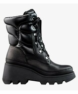 Cougar Verona Black Womens Nylon &amp; Leather Wedge Waterproof Winter Boot ... - $346.19 CAD