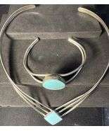 vintage sterling silver turquoise jewelry lot - Choker Style Necklace/Br... - $352.80 CAD